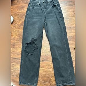 American Eagle Distressed Straight Leg Jeans
